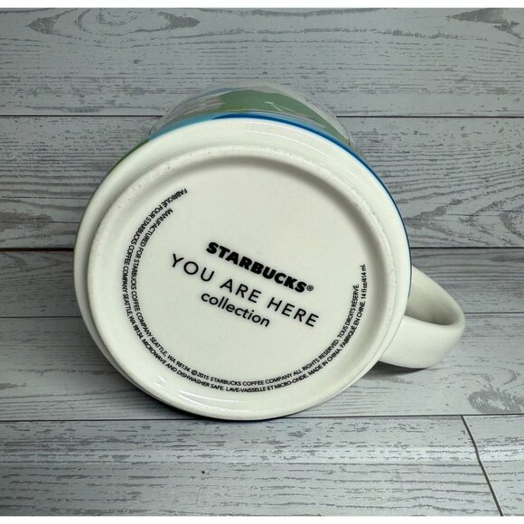 Starbucks Vancouver Island You Are Here Collection 2015 Coffee Mug 14oz - Picture 3 of 6